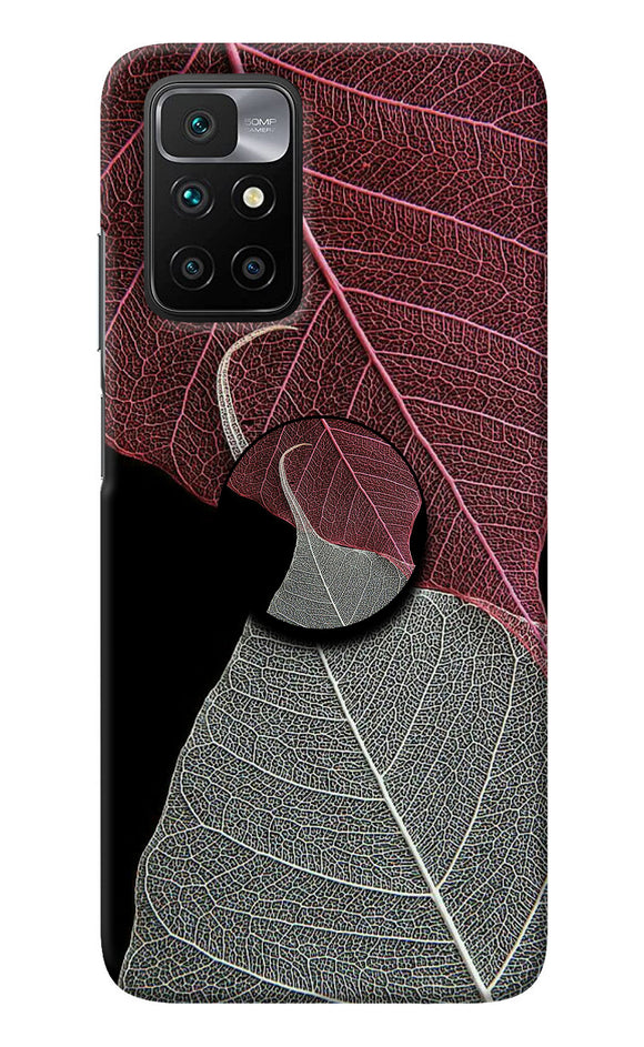 Leaf Pattern Redmi 10 Prime Pop Case