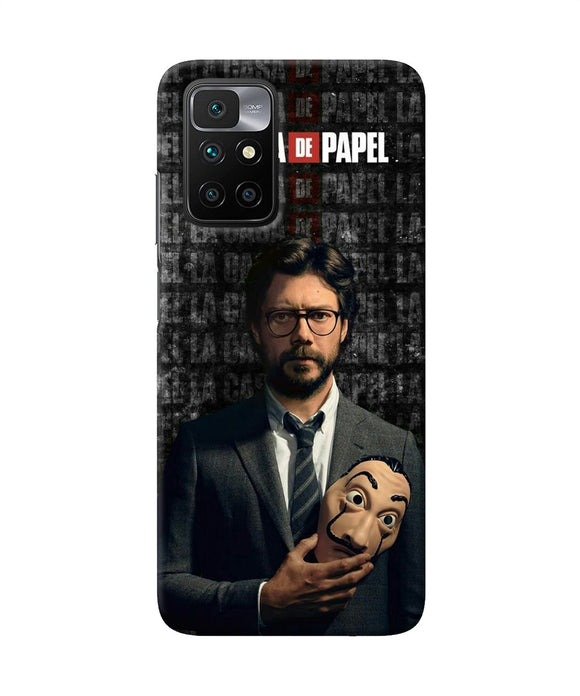 Money Heist Professor with Mask Redmi 10 Prime Back Cover