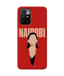 Nairobi Paint Money Heist Redmi 10 Prime Back Cover