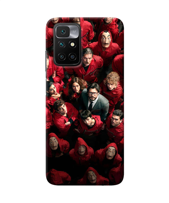 Money Heist Professor with Hostages Redmi 10 Prime Back Cover