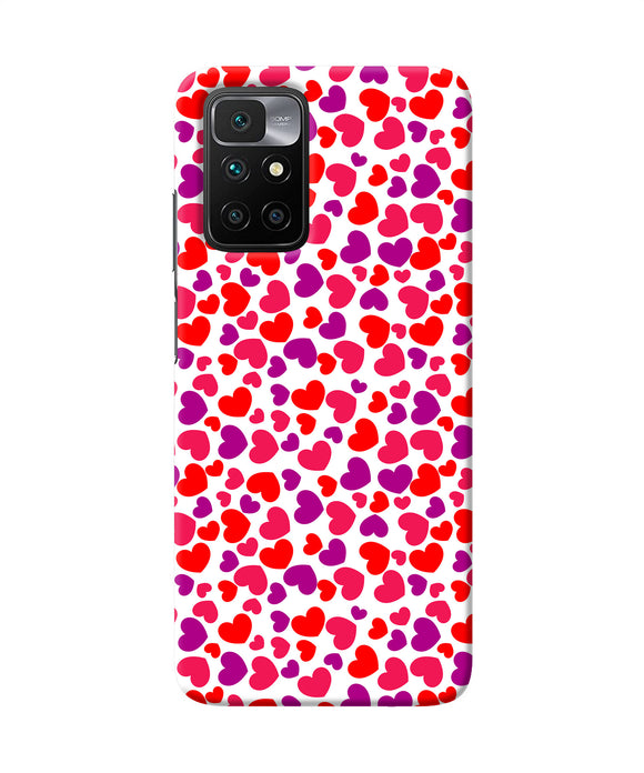 Heart print Redmi 10 Prime Back Cover