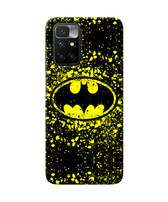 Batman last knight print yellow Redmi 10 Prime Back Cover