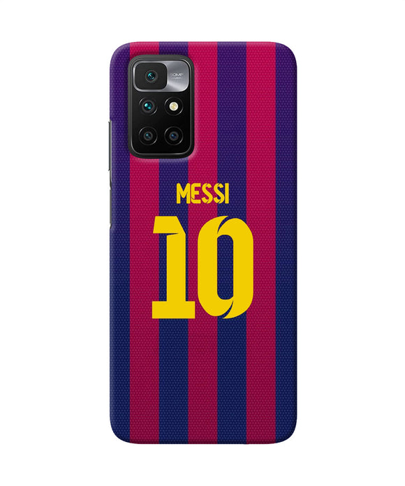 Messi 10 tshirt Redmi 10 Prime Back Cover