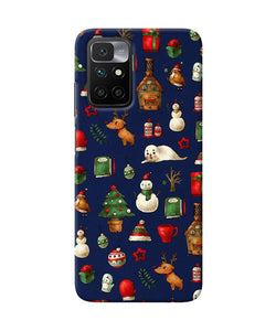 Canvas christmas print Redmi 10 Prime Back Cover