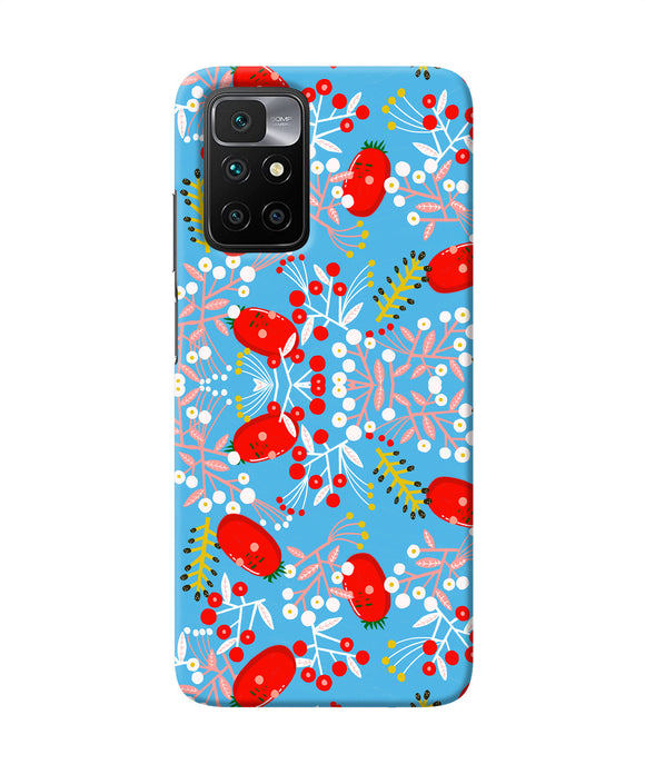 Small red animation pattern Redmi 10 Prime Back Cover