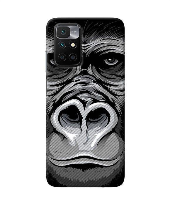 Black chimpanzee Redmi 10 Prime Back Cover