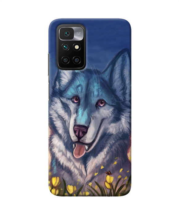 Cute wolf Redmi 10 Prime Back Cover