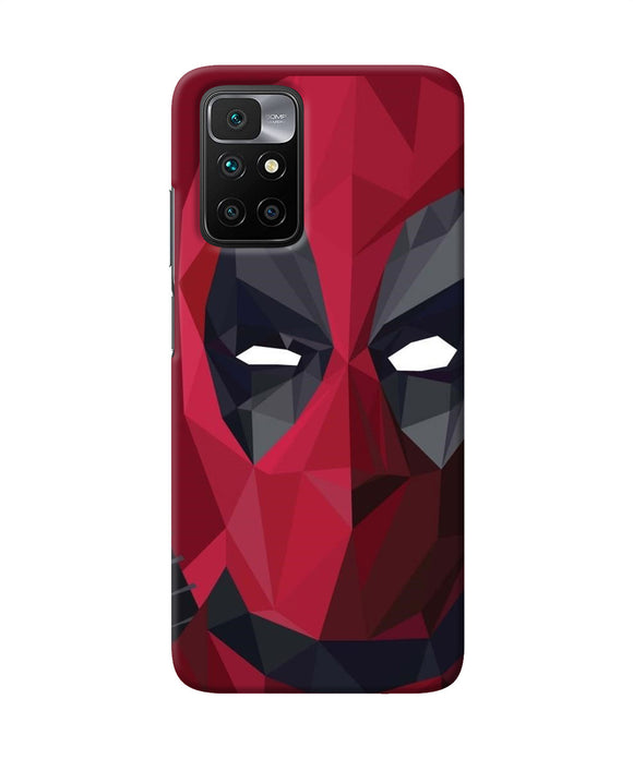 Abstract deadpool mask Redmi 10 Prime Back Cover