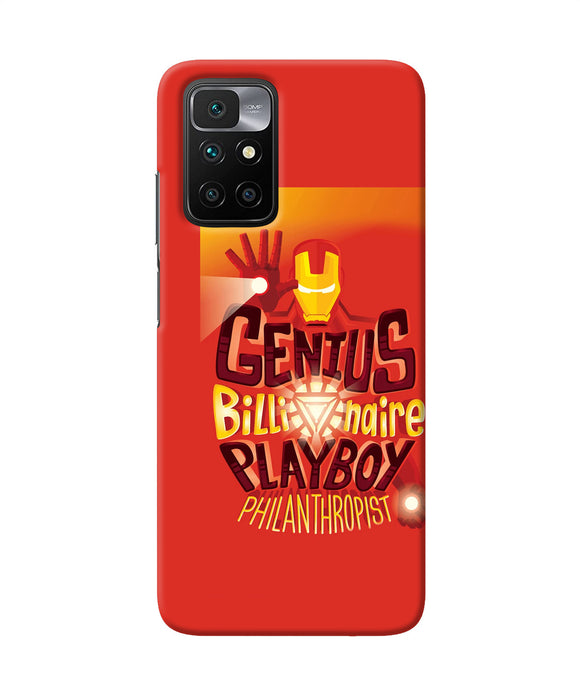 Ironman quote Redmi 10 Prime Back Cover