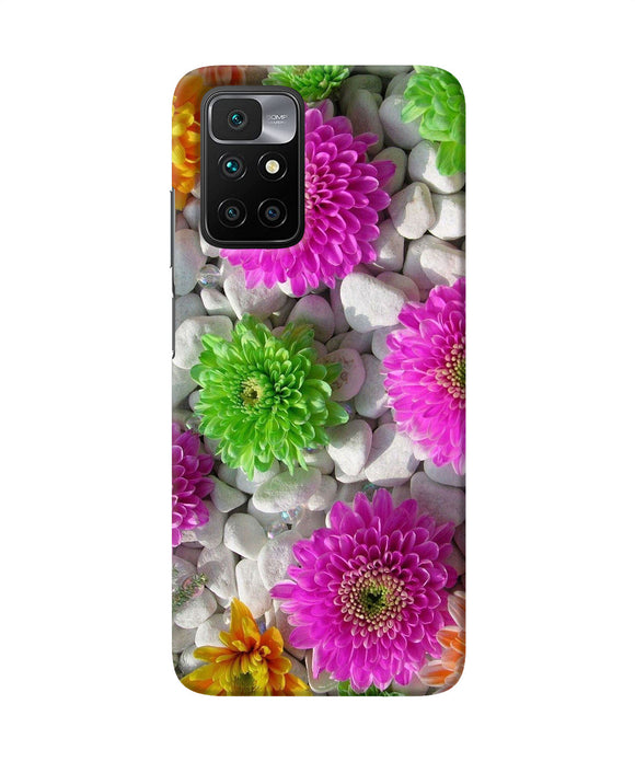 Natural flower stones Redmi 10 Prime Back Cover