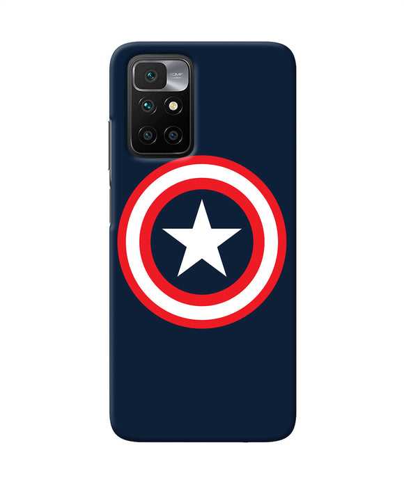 Captain america logo Redmi 10 Prime Back Cover