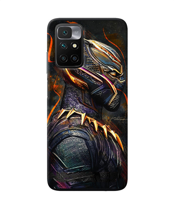 Black panther side face Redmi 10 Prime Back Cover