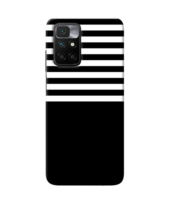 Black and white print Redmi 10 Prime Back Cover