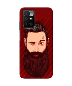 Beardo character Redmi 10 Prime Back Cover