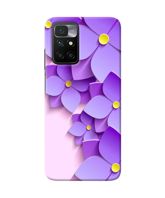 Violet flower craft Redmi 10 Prime Back Cover