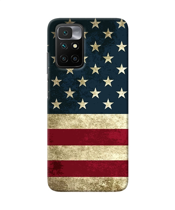 Vintage US flag Redmi 10 Prime Back Cover