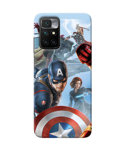 Avengers on the sky Redmi 10 Prime Back Cover