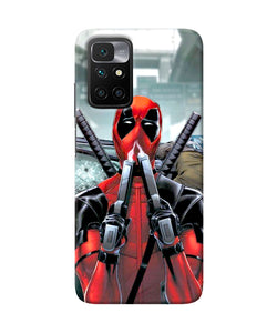 Deadpool with gun Redmi 10 Prime Back Cover