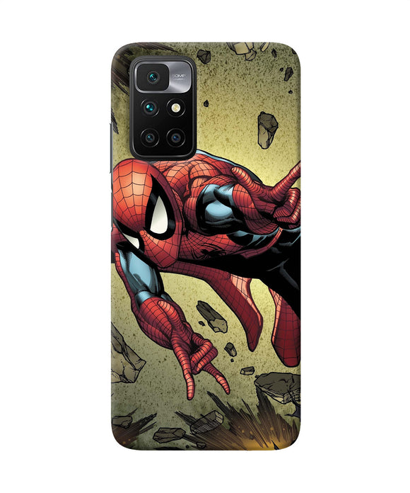 Spiderman on sky Redmi 10 Prime Back Cover