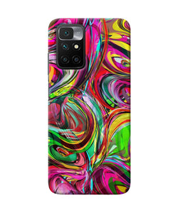 Abstract colorful ink Redmi 10 Prime Back Cover