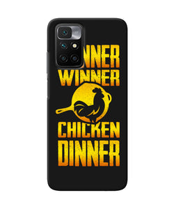 Pubg chicken dinner Redmi 10 Prime Back Cover