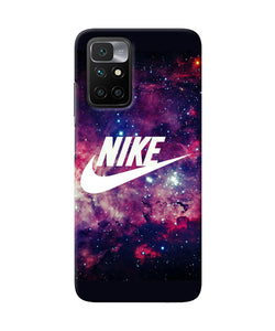 NIke galaxy logo Redmi 10 Prime Back Cover