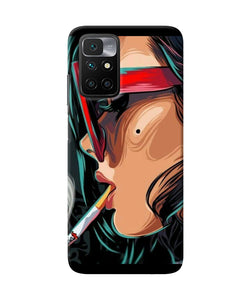 Smoking girl Redmi 10 Prime Back Cover