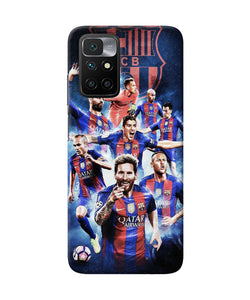 Messi FCB team Redmi 10 Prime Back Cover