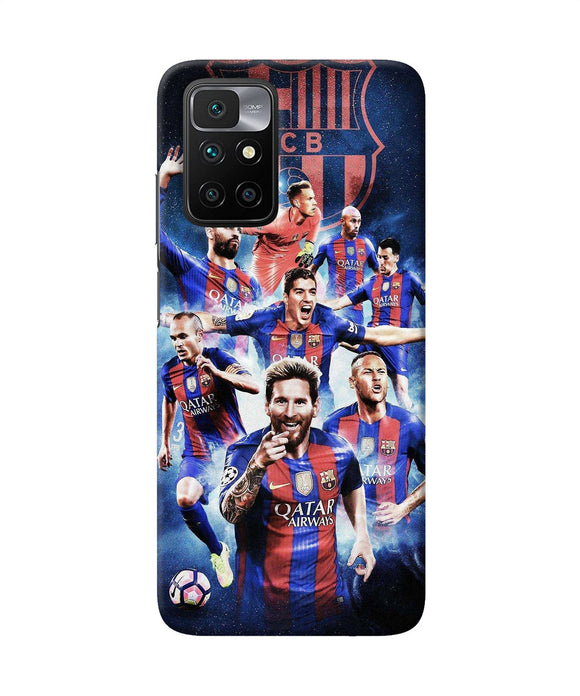 Messi FCB team Redmi 10 Prime Back Cover