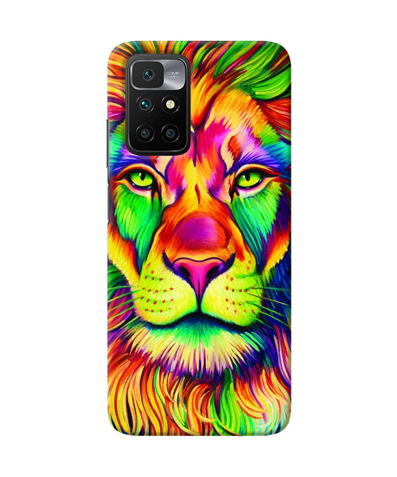 Lion color poster Redmi 10 Prime Back Cover