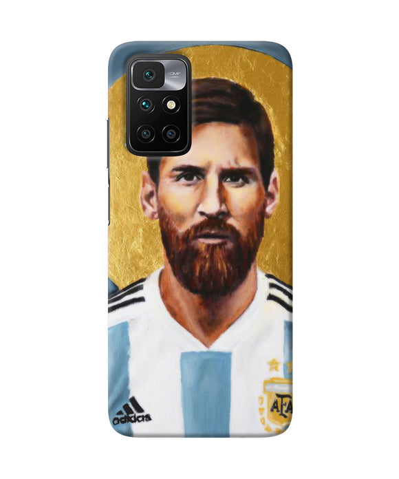 Messi face Redmi 10 Prime Back Cover