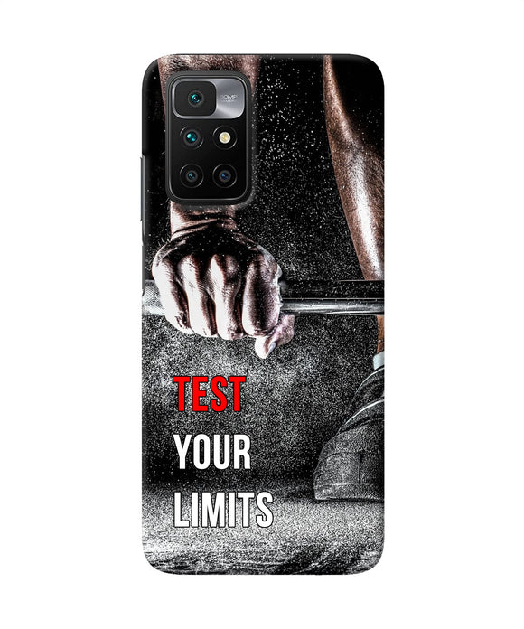 Test your limit quote Redmi 10 Prime Back Cover