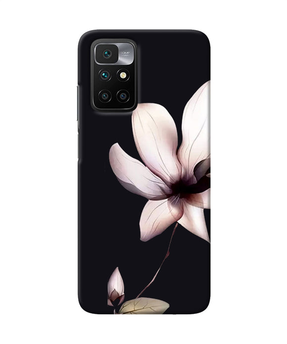 Flower white Redmi 10 Prime Back Cover