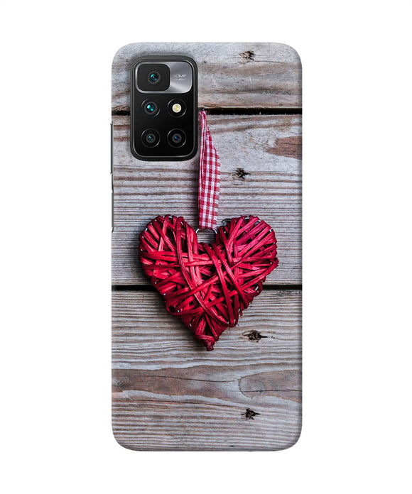 Lace heart Redmi 10 Prime Back Cover