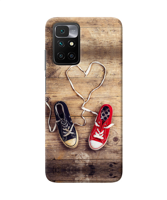 Shoelace heart Redmi 10 Prime Back Cover