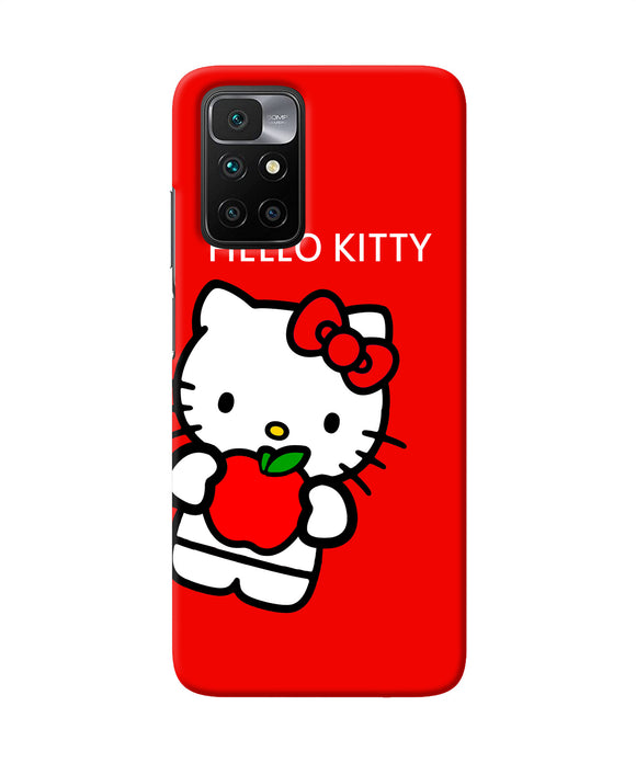 Hello kitty red Redmi 10 Prime Back Cover