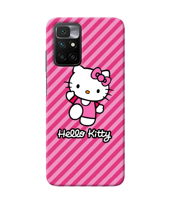 Hello kitty pink Redmi 10 Prime Back Cover