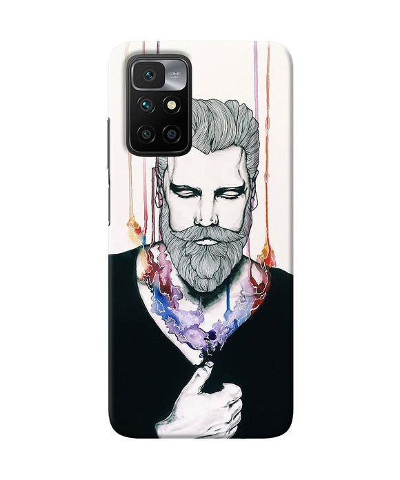 Beard man character Redmi 10 Prime Back Cover