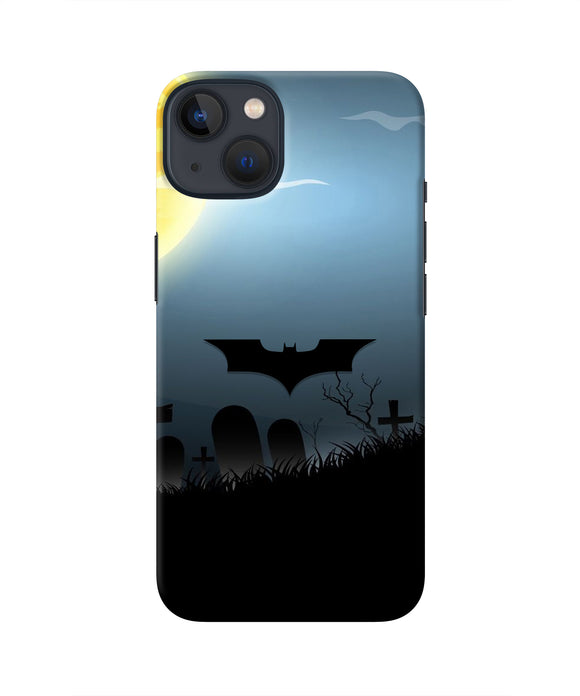 Batman Scary cemetry iPhone 13 Real 4D Back Cover