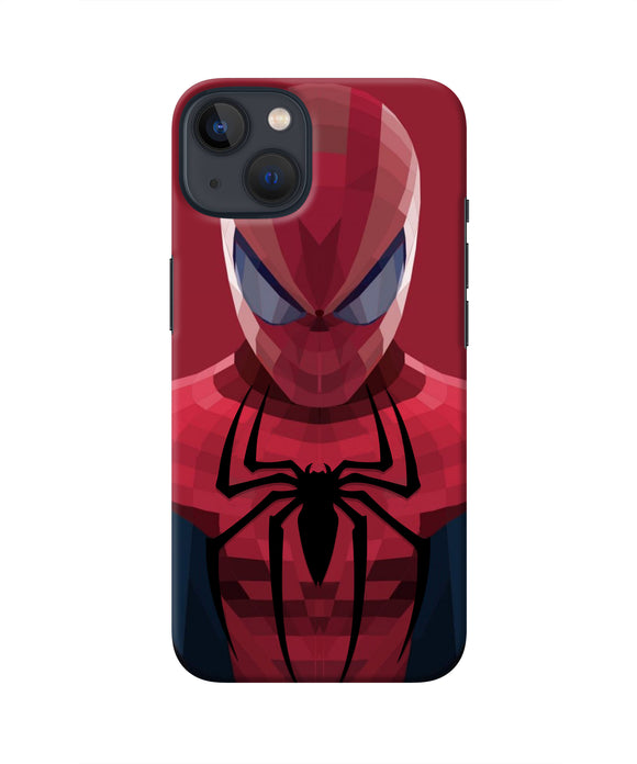 Spiderman Art iPhone 13 Real 4D Back Cover