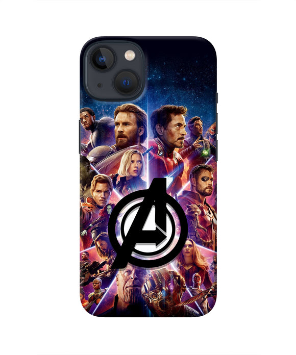 Avengers Superheroes iPhone 13 Real 4D Back Cover
