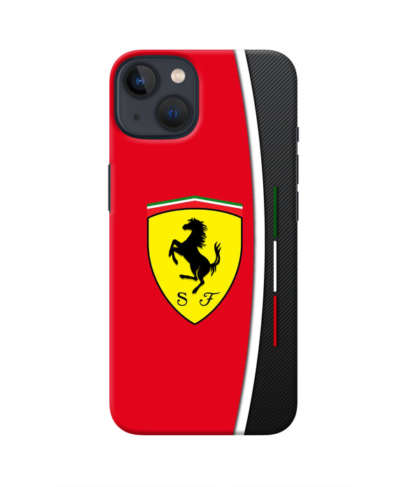 Ferrari Abstract iPhone 13 Real 4D Back Cover