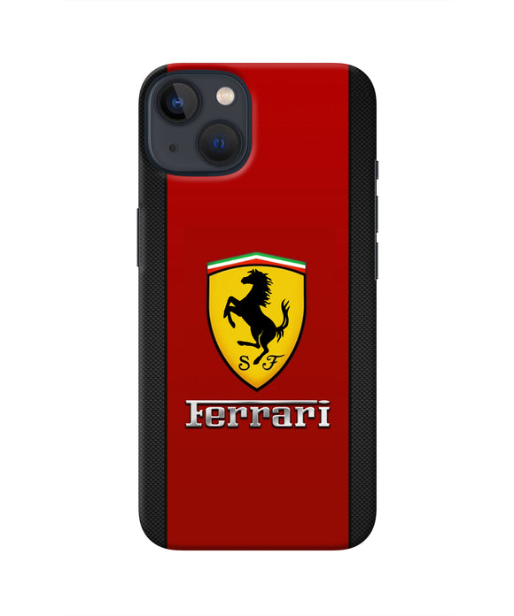 Ferrari Abstract iPhone 13 Real 4D Back Cover