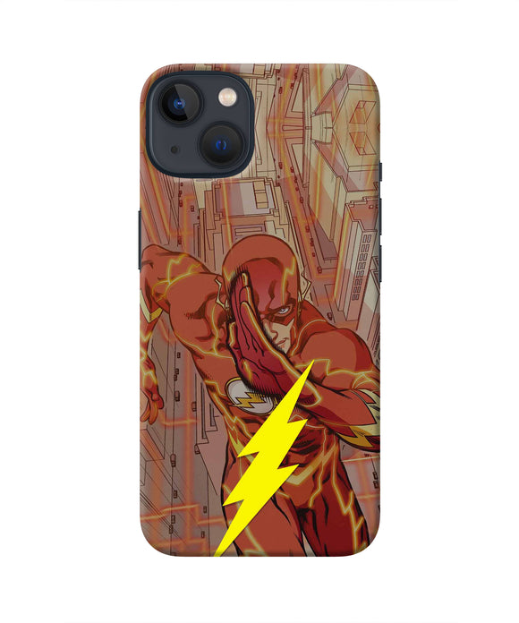 Flash Running iPhone 13 Real 4D Back Cover