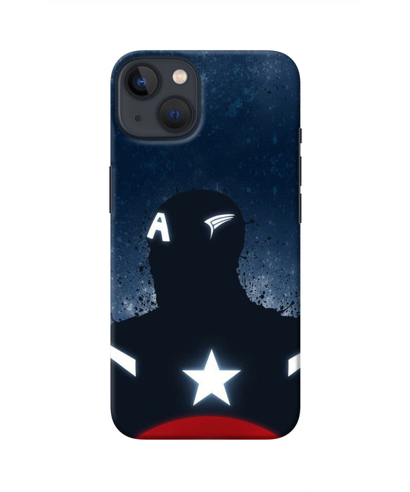 Captain america Shield iPhone 13 Real 4D Back Cover
