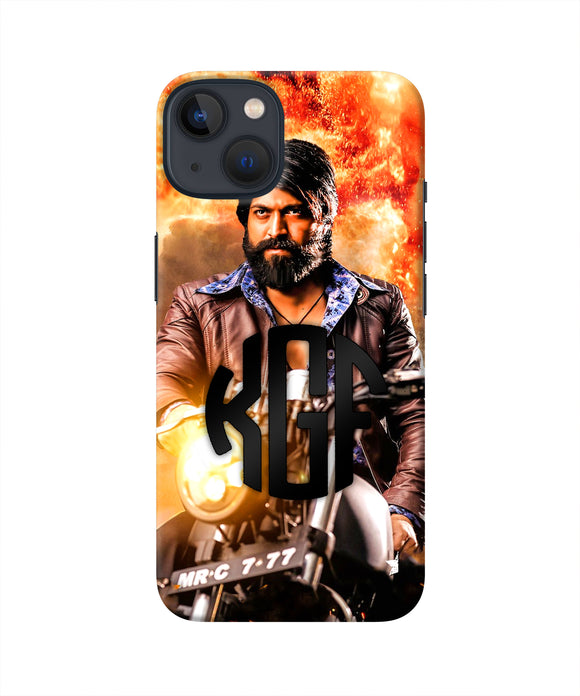 Rocky Bhai on Bike iPhone 13 Real 4D Back Cover