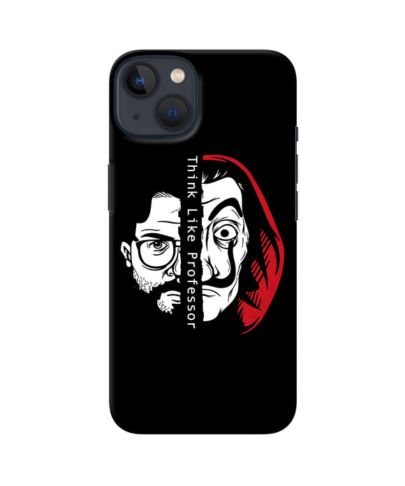 Money Heist Think Like Professor iPhone 13 Back Cover