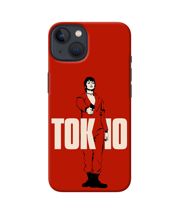 Money Heist Tokyo With Gun iPhone 13 Back Cover