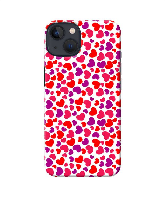 Heart print iPhone 13 Back Cover