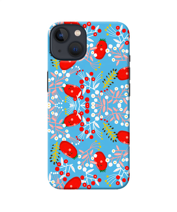 Small red animation pattern iPhone 13 Back Cover